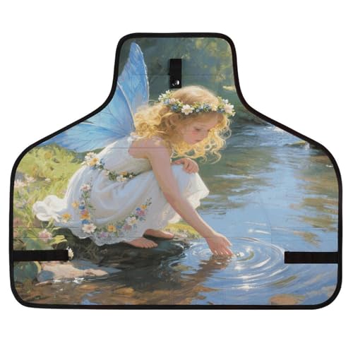 Delantal de carpintero ajustable con 9 bolsillos negro miniatura 1