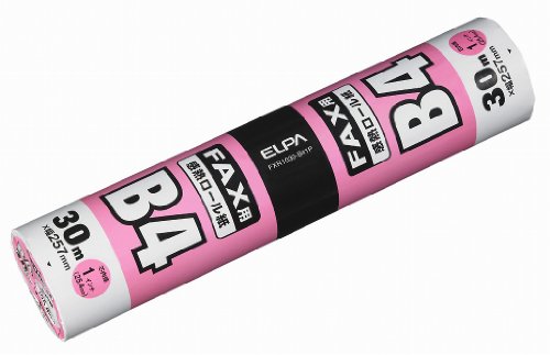 ELPA FAXロール紙1インチB4.30M 朝日電器 FXR1030-B41P