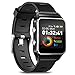 Produktbild Smartwatch Fitness Armbanduhr Pulsuhren Fitness Uhr mit IP68 wasserdicht Smart Watch GPS Sportuhr 17 Sportmodi Schlafmonitor Schrittzähler Voller Touchscreen Smartwatch für Herren Damen Android iOS