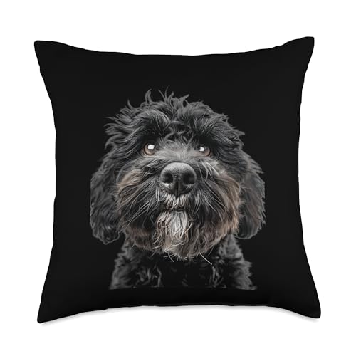 Portuguese Water Dog Throw Pillow