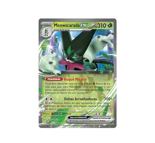 Box Pokémon Parceiros De Paldea Meowscarada Ex,Cor: Estampado - Copag