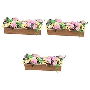 ibasenice 3 Stks Tuin Roos Landschap Ornament Tafel Bloemen DIY Tiny Huishouden Bonsai Miniatuur Desktop In Nep Groen…