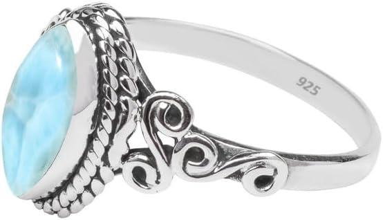 Miniatura 9 de Black Onyx Stone Ring 925 Sterling Silver Statement Ring For Women and Girls Handmade Rings Natural Gemstone Ring Promise Ring For Christmas Size US