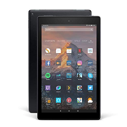 Fire HD 10-Tablet, 1080p Full HD-Display, 32 GB, Schwarz, mit Spezialangeboten (vorherige Generation - 7.)