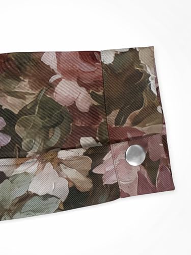 Men's Vintage Floral Blazer, Multicolor Jacquard Collar Button-Down top for Going Out, Autumn Outerwear3