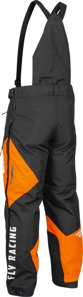 Fly Racing SNX Pro Snow Bib (Black/Orange, 3X-Large)
