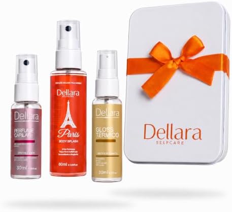 Dellara Kit Presente Cuidado Diário: Gloss Térmico 30ml, Body Spl...
