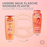 L'Oréal Paris Elvital XXXL Shampoo gegen Spliss, Für traumhaft langes Haar, Mit Rizinusöl, Vitaminen und pflanzlichen Proteinen, Dream Length Super Aufbau Haarshampoo, 1 x 1000 ml