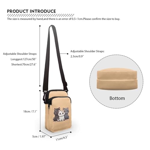 Image of Small Crossbody Purse for Women Kids Shoulder Messenger Bag