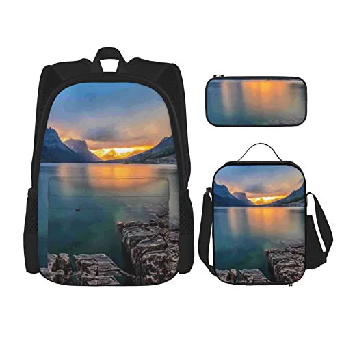 Goose Lot de 3 sacs à dos avec bandoulière réglable multi-usage et léger