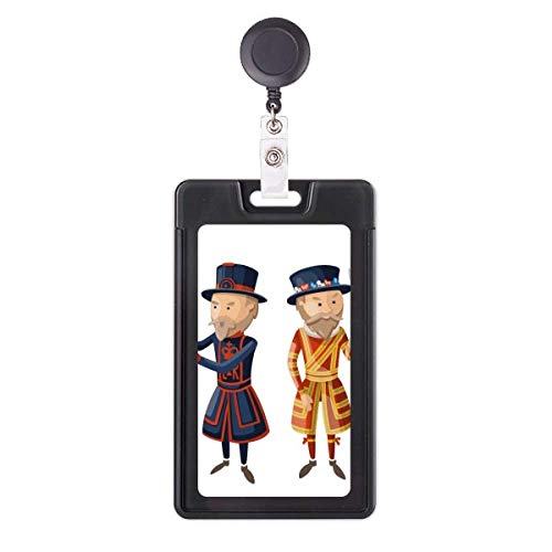 Étui rétractable pour badge soldats de Londres : ne perdez plus votre carte de bureau
