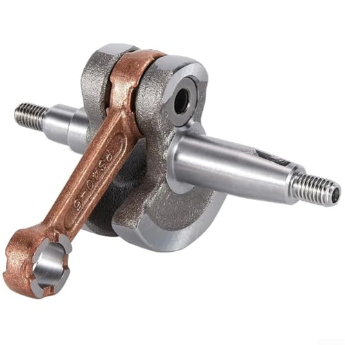 Replacement hardened steel crankshaft for 405 445 brush cutter engines, made to support enhanced power transfer and engine reliability (40-5)