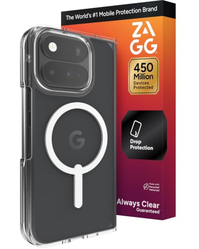 Image of ZAGG Crystal Palace Snap Lite Google Pixel 11 Pro Fold Case, Clear