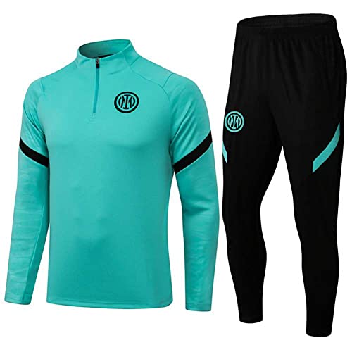 YASHANG Paris Jersey Trainingsanzug Langarm Jacke Frühling und Herbst Jacke Fußball Uniform Benutzerdefinierte PSG Männer Frauen(XL-XLarge,Grün)