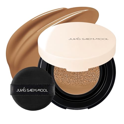 Image of JUNG SAEM MOOL Essential Skin Nuder Cushion | Natural Finish, Buildable Coverage Cushion Foundation by Korean Makeup Artist (Mini, 0.17 Fl Oz), 32N Walnut