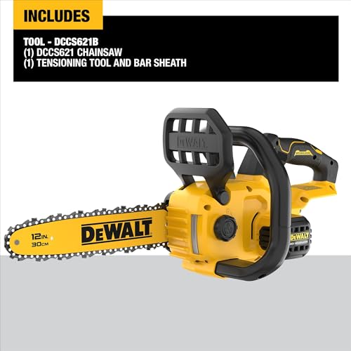 DEWALT 20V MAX 12 in. Cordless Chainsaw, Bare Tool Only (DCCS621B) - Image 3