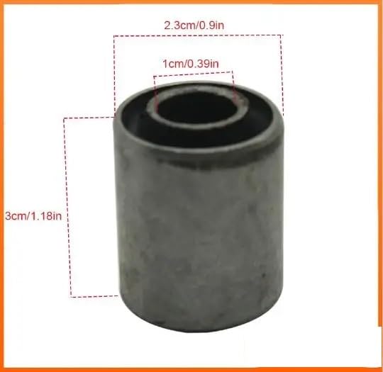 Funda amortiguadora de buje de 10x23x35mm para eliminar holguras en basculante trasero de ATV 4