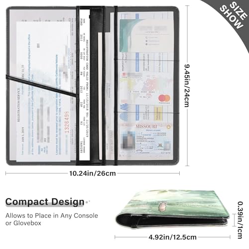 Organizador para carro cuero miniatura 4