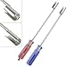 BXQINLENX Professional 2-in-1 11 INCH Extraction Tool - BNC & F Screwdriver, Surveillance Video Assistance Tools