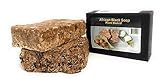 Glowsavy Authentic African Black Soap Bar: Skincare - Plant-based - from Ghana, West Africa