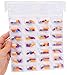 Cold Seal Medication Blister Cards, XL Controlled & Unit Dose Pill Packaging System 6 Pack, Color Coded, Easy Perforated Separation, No Sealing Equipment Needed