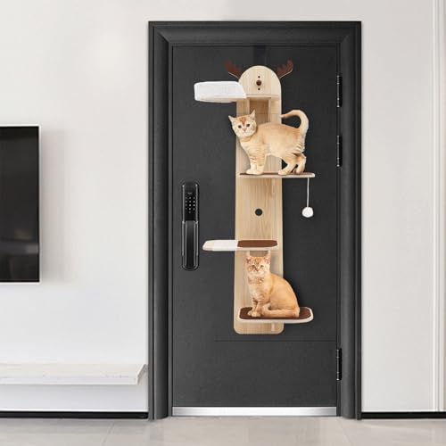 Árbol para gatos colgante de puerta de 4 niveles miniatura 5