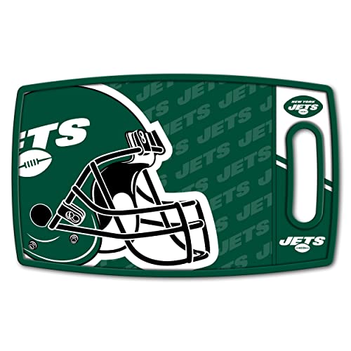 Image of YouTheFan NFL New York Jets Logo Series Cutting Board