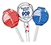 Tootsie Roll Pops Patriotic Lollipops with Chocolatey Center – Individually Wrapped Cherry and Blue Raspberry Suckers – Peanut Free, Gluten Free – 9 oz. (Pack of 1)