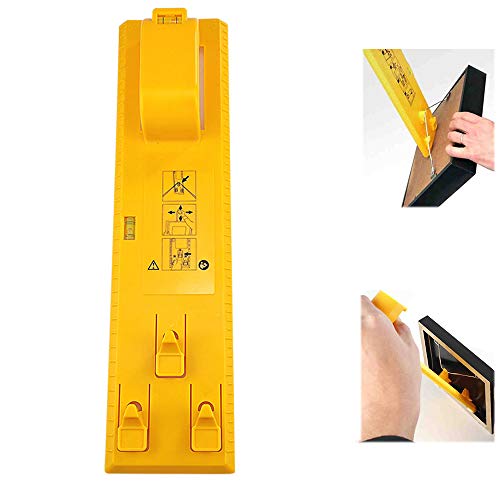 ZN Règle De Niveau Multifonction, ABS Règle De Niveau Multifonction Outil De Mesure du Niveau à Bulle Cadre Photo Cintre Outil à Main Bricolage Enusre Balance 1pcs