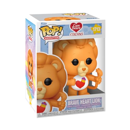 Funko Pop Care Bears Brave Heart Lion con caja expositora de colección