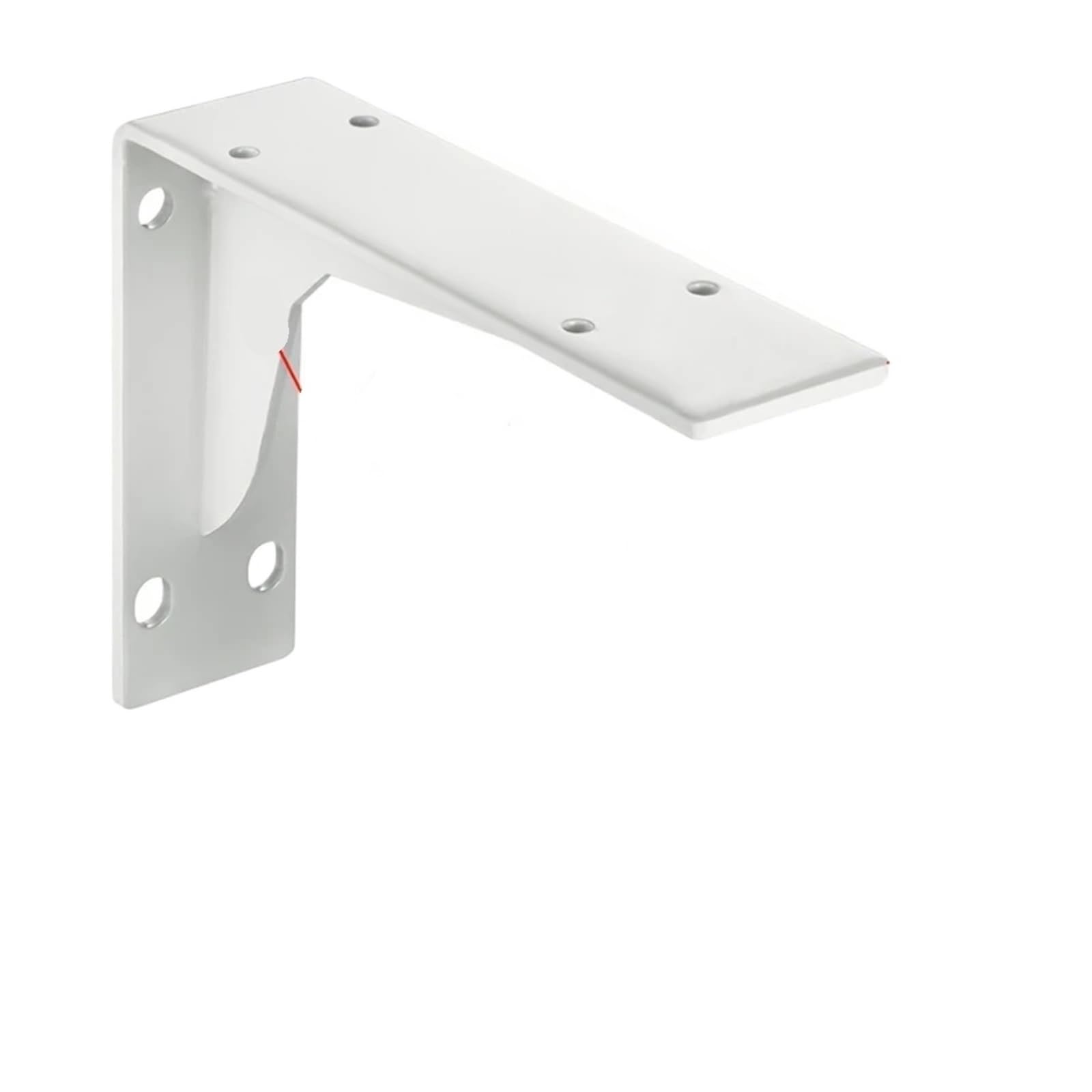 2 Stück robuste Regalträger, vielseitig einsetzbar, Wandhalterung for Heimdekoration, L-förmig für Wandmontage Winkel Regal(White 12 Inch)