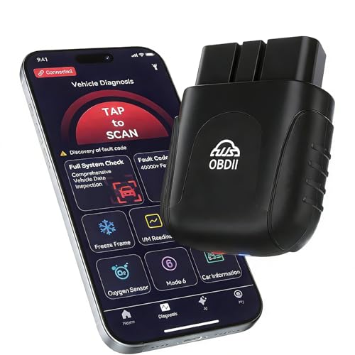 UJS Bluetooth OBD2 Scanner for iPhone & Android - AI