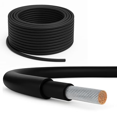 PremiumX Kabel solarny 30 m, 6 mm², H1Z2Z2-K, 1500 V DC, cynkowana miedź, odporna na działanie promieni UV i elastyczny, przewód solarny PV do instalacji solarnej, modułu, falownika, czarny