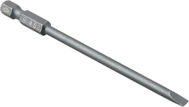Elegante punta de destornillador ranurada de 100 mm en aleación de acero con punta magnética para un uso cómodo (SL4.0)