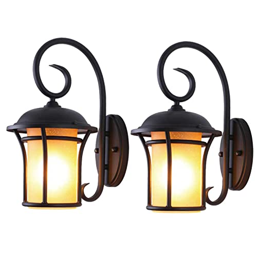 Apliques de pared vintage con forma de araña, juego de 2 luces LED de pared industriales inalámbricas con batería, lámpara de pared para interiores, dormitorio, estilo granja.