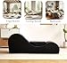 Yone jx je Yoga Chair Lounge for Adult, Ergonomic Chaise Lounge Chair Perfect for Stretching, Massage, and Relaxation, Tantra Chair Used in Living Room, Bedroom (Black)