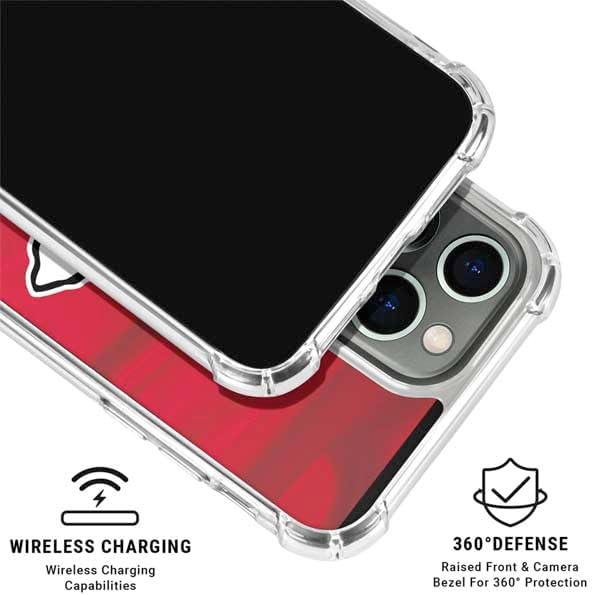 Skinit Clear Phone Case Compatible with iPhone 16 Pro - Officially Licensed NFL Kansas City Chiefs Design
