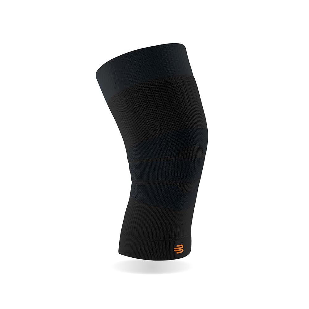 BAUERFEIND Knie Sleeve zum Wandern „Outdoor Compression Knee Support“, 1 Unisex Kniebandage zur Wanderausrüstung, Rechts & Links tragbar, Wanderbandage mit Merino Wolle