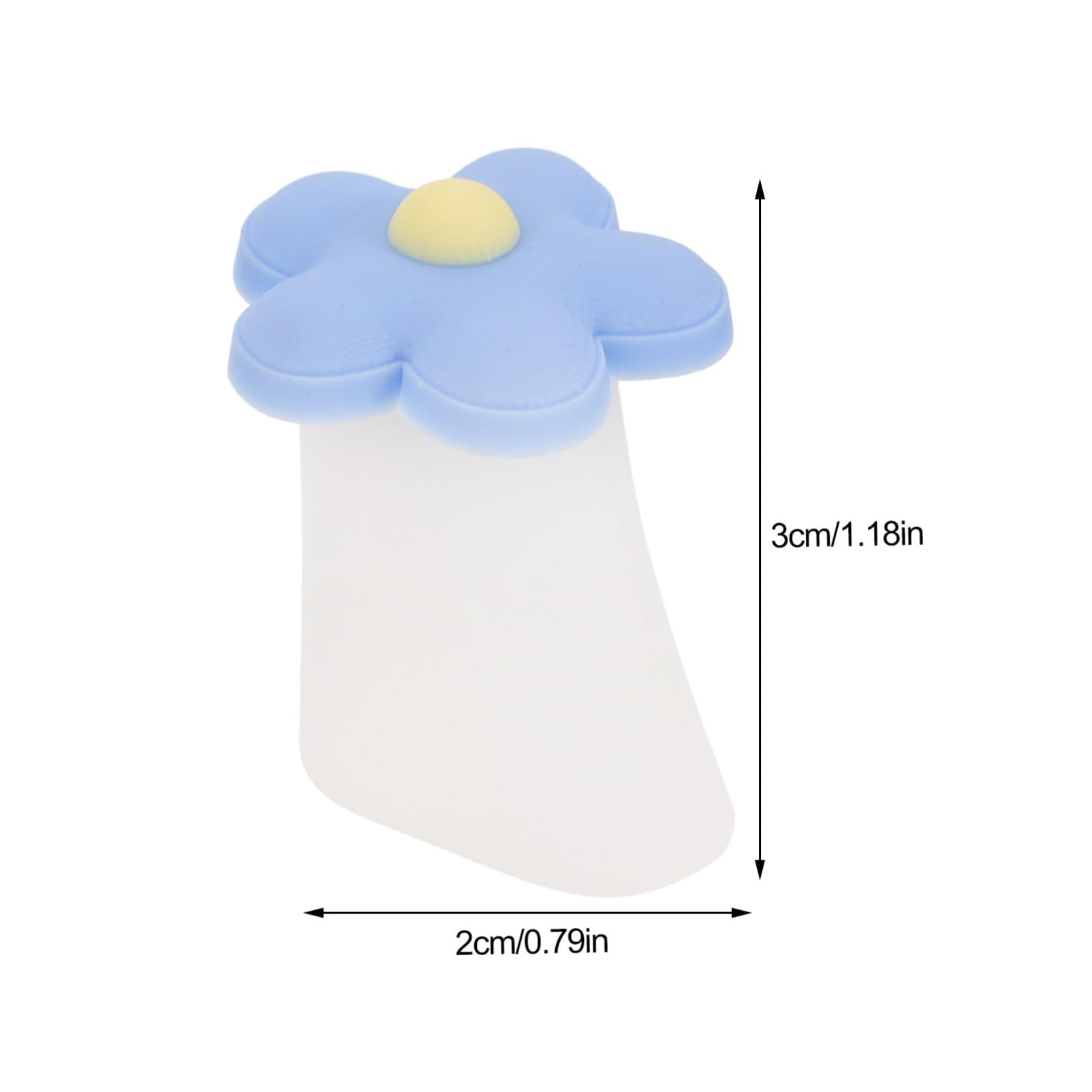 LIFKOME 16Pcs Silicone Flower Toe Separators Reusable Decorative Spacers for Pedicure Comfortable and Practical Nail Polish Tool for Women for Nail Art and Gifting