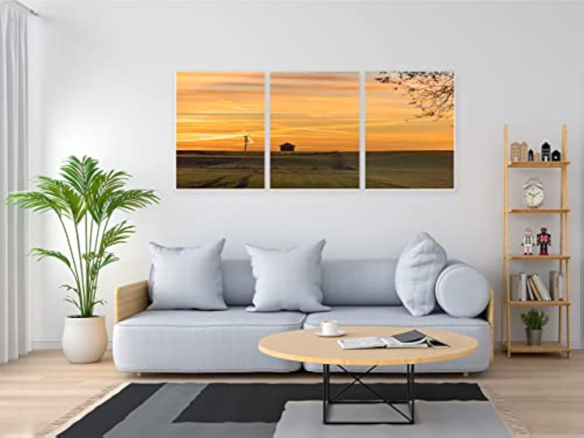 Wooden Framed Canvas - Wall Decor