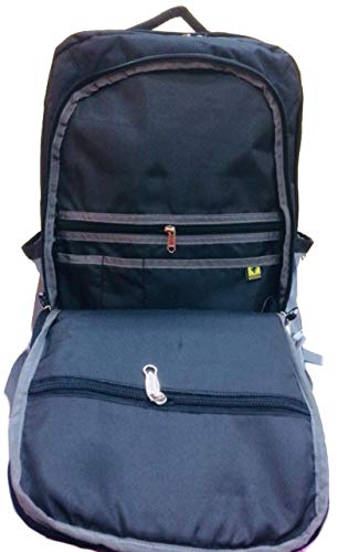 Image of Season Hiking Trekking Backpack Rucksack - 45+ L (Black) by Zordaar