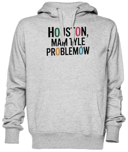 Sweat-shirt jersey unisexe Houston gris avec capuche pour homme femme