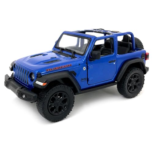 Kin-Smart 2018 Jeep Wrangler Rubicon No Top Blue - Kinsmart P/B