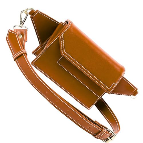 Image of JENN Women's Crossbody Erryn Shoulder Bag and Fanny Pack | Adjustable Strap, Lightweight Sling Purse with Zipper Pockets | Compact Everyday Handbag for Travel and Casual Use