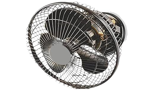 Image of STARVIN 12 Inch Wall Mounted Fan for Home & Kitchen | High Speed Cooling Wall Fan with Strong Airflow | Adjustable Angle, Low Noise Wall Fan for Office, Shop & Commercial Use (Black)