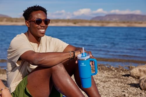 Stanley Quencher H2.0 Tumbler with Handle and Straw 30 oz | Flowstate 3-Position Lid | Cup Holder Compatible for Travel | Insulated Stainless Steel Cup | BPA-Free | Azure - Image 6