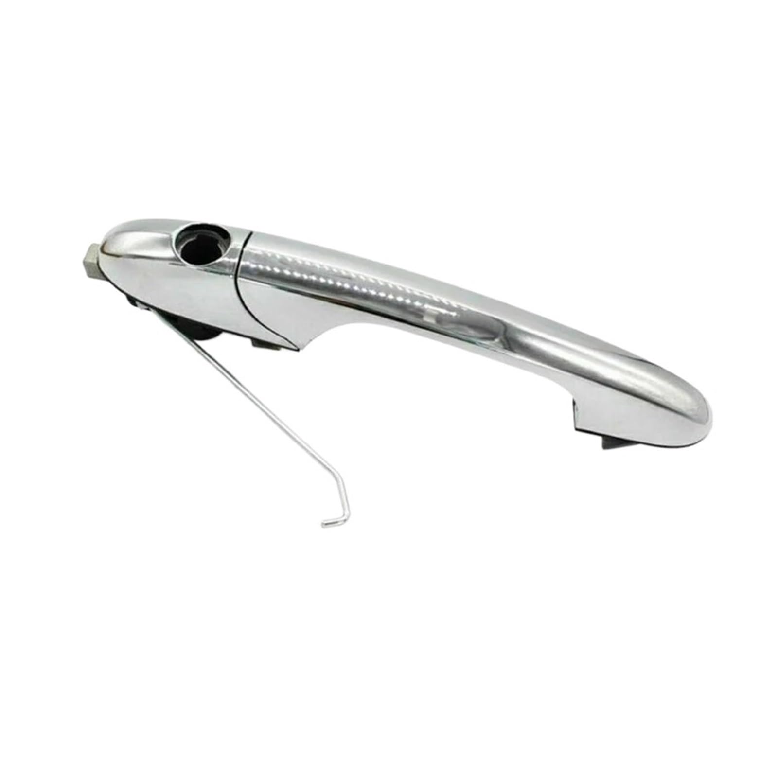 Lsdsaaza Right Sliding Exterior Handle For Fiat 500 2007-2020 Passenger Left Or Side Chrome Outer Door Handle 735592026 735592012(Right)