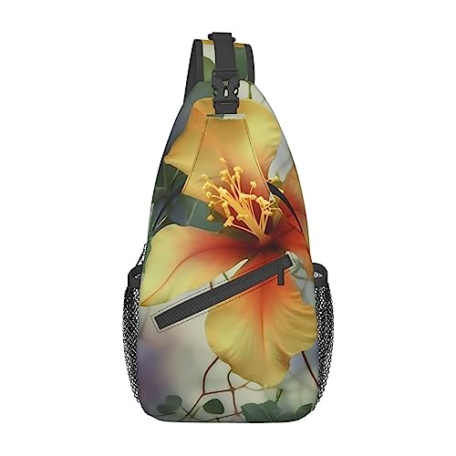 Sac de voyage à bandoulière imprimé eucalyptus pour vos escapades urbaines et randonnées