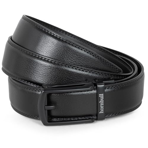 Image of HORNBULL Smith Leather Belt for Men | Mens Belt Autolock | Formal and Casual Leather Belt for Men