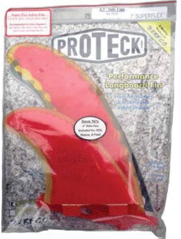 Amazon | Pro Teck スーパーフレックス レッド/イエロー FCS フィン Amazon | Pro Teck スーパーフレックス レッド/イエロー FCS フィン